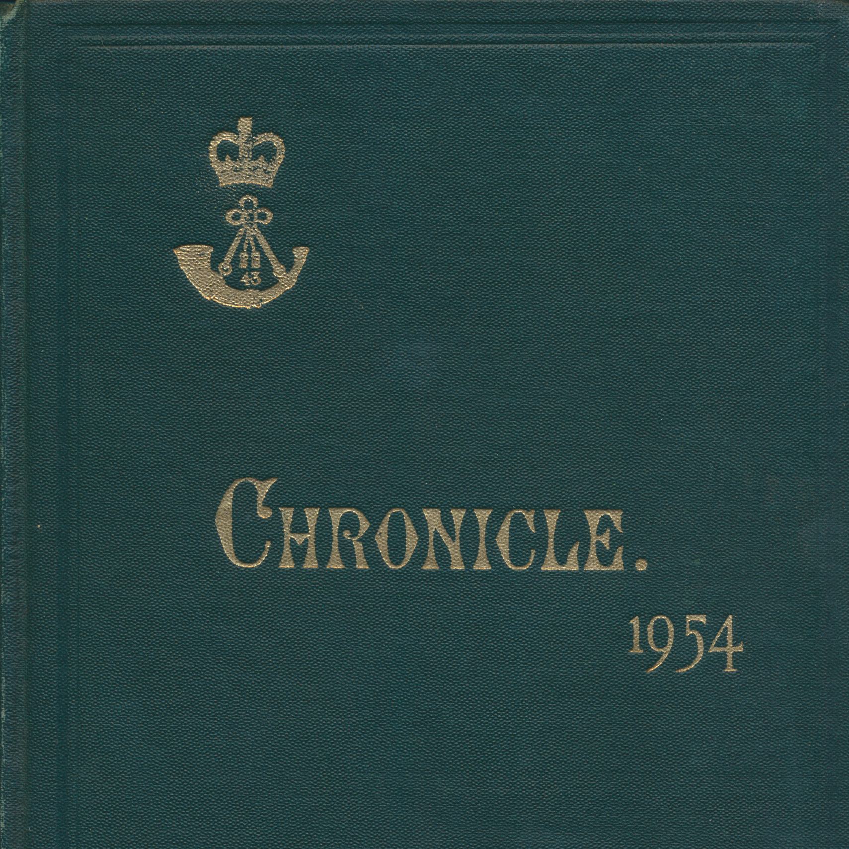 The Oxfordshire and Buckinghamshire Light Infantry Chronicle 1954