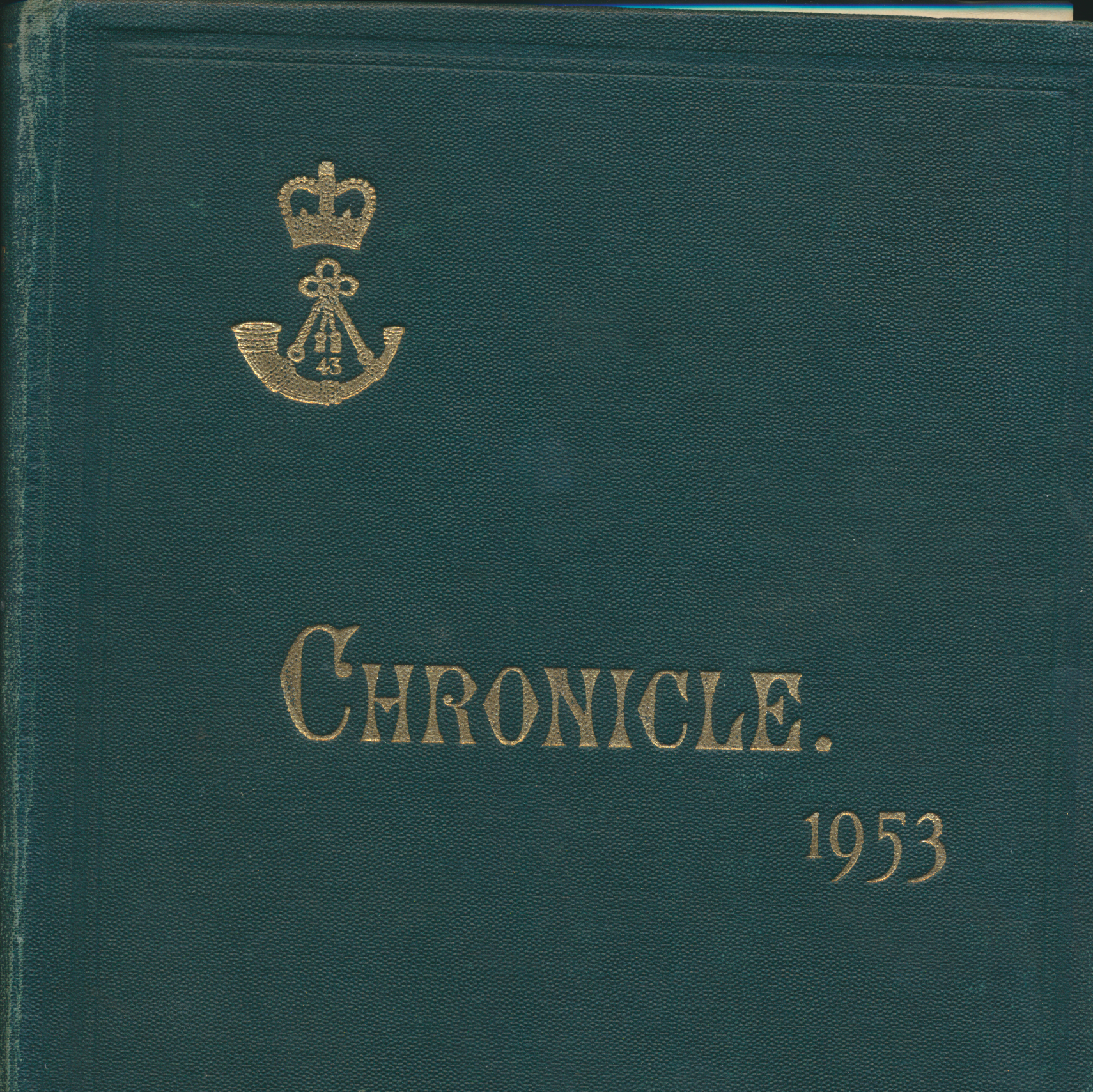 The Oxfordshire and Buckinghamshire Light Infantry Chronicle 1953