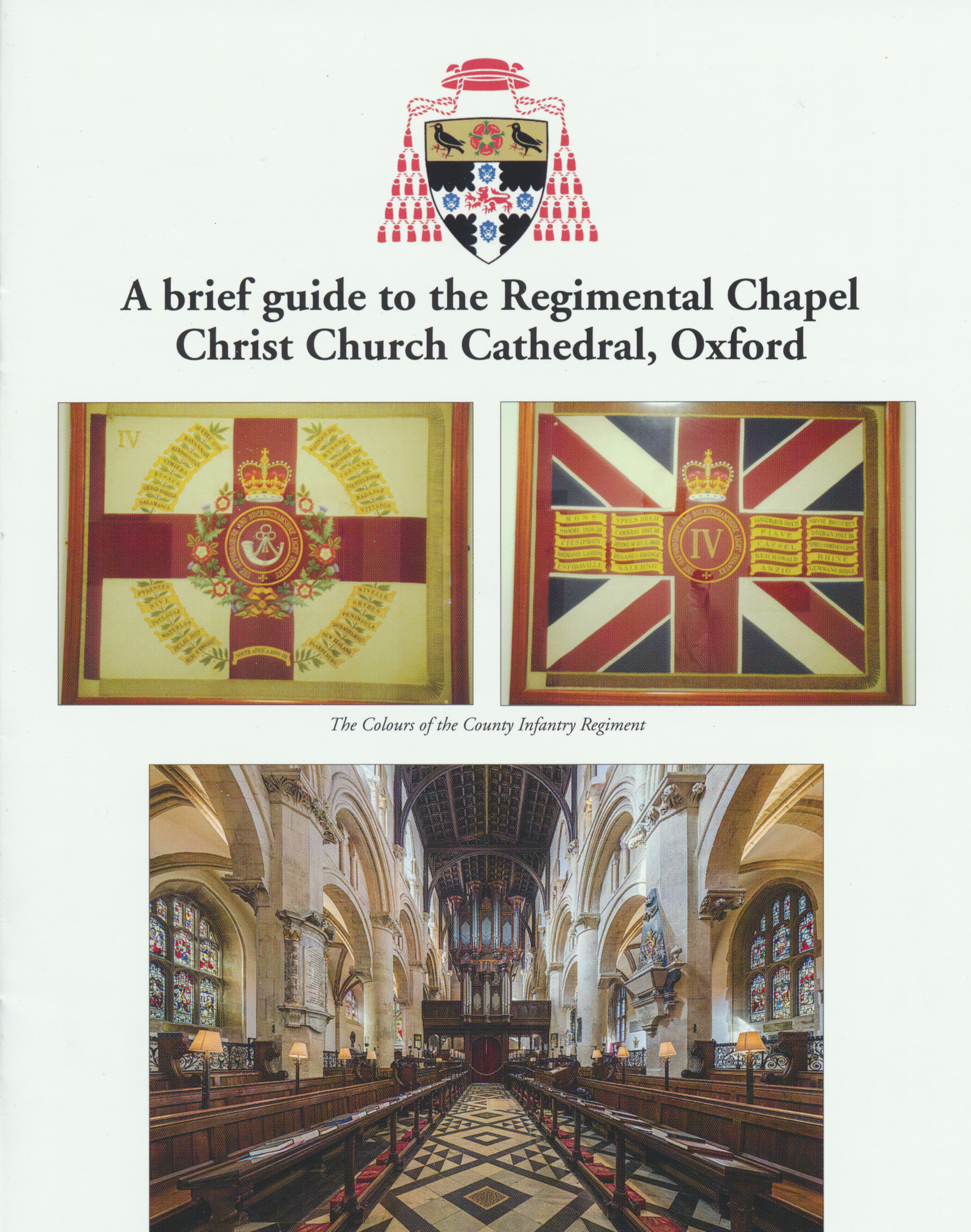 A brief guide to the Regimental Chapel Christ Church Cathedral, Oxford
