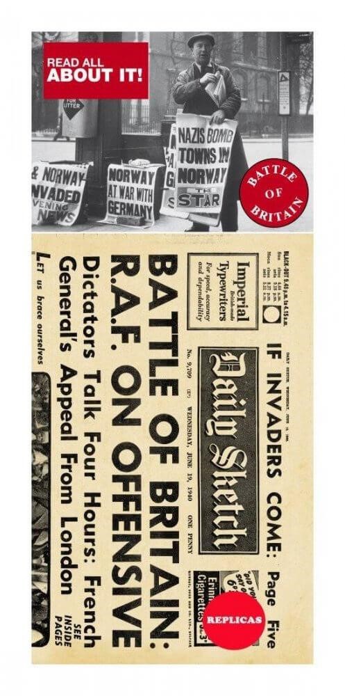 Replica Newspaper: Battle of Britain