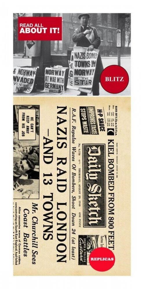Replica Newspaper: The Blitz