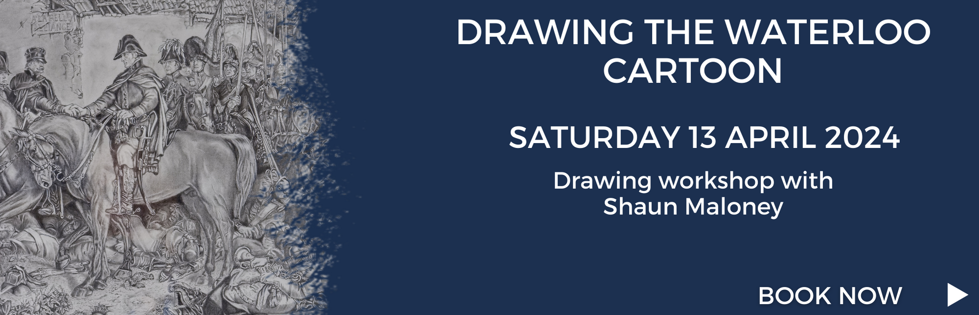 Click here to book tickets for the Drawing the Waterloo Cartoon art workshop on 13 April 2024