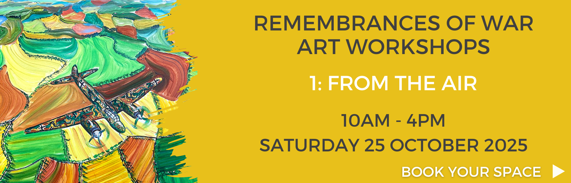 Book the Remembrances of War art workshop, Sat 25 October 2025