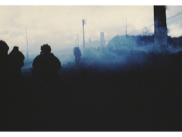 Paras enter Port Stanley (Image Credit: David Chaundler)